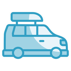 Roof Rack  Icon Element For Design