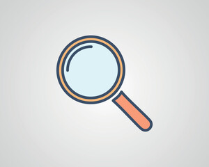 Search icon illustration isolated vector sign symbol