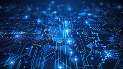 Obraz premium Abstract Digital Circuitry