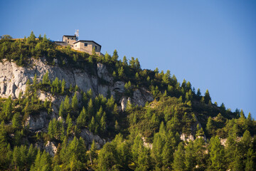 The Kehlsteinhaus, a.k.a. the Eagle's Nest on Obersalzberg Mountain in Obersalzberg, Germany