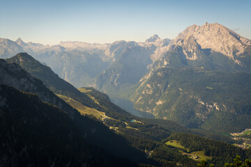 Obraz premium The Kehlsteinhaus, a.k.a. the Eagle's Nest on Obersalzberg Mountain in Obersalzberg, Germany