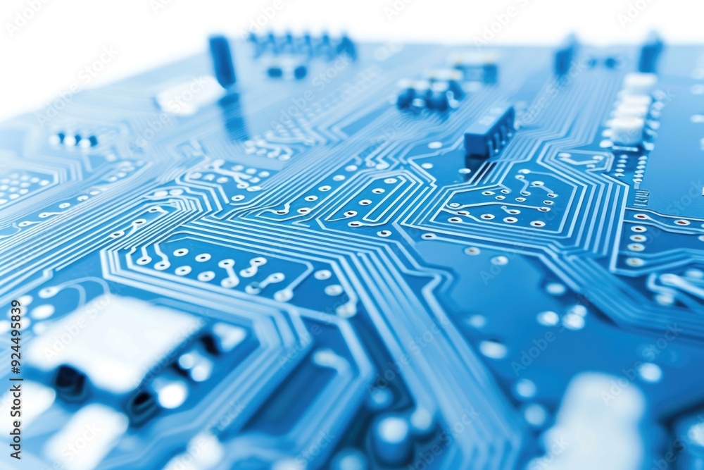 Poster a detailed view of a computer's internal components