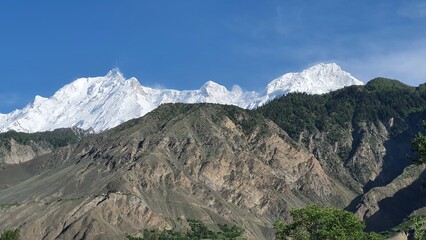 Nature beauty in mountains at Gilgit Baltistan. Pakistan.
