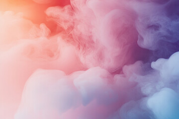 tło tapeta kolorowe fale w strukturze farby na płutnie, uspokajające kolory © masaidee