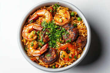 Fototapeta premium Lusiana Jambalaya close up photographic illustration.