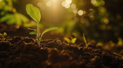 New Life Emerging from the Soil