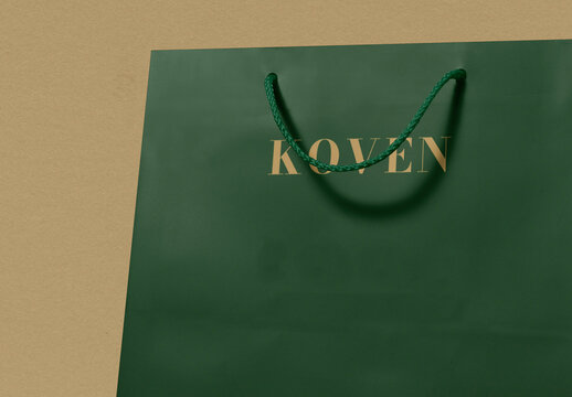 Branding Papre Shopping Bag Mockup