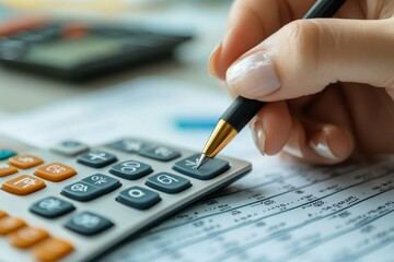 Business Accountant People Doing Tax Audit And Accounting, Generative AI