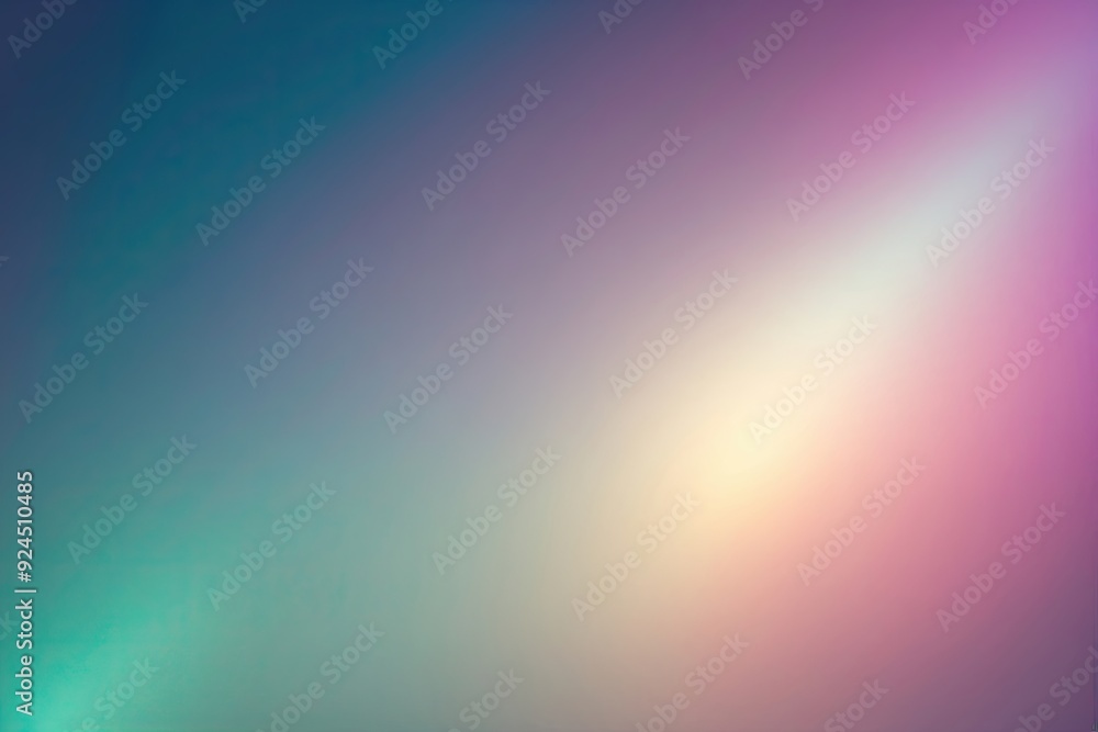 Wall mural Vibrant Glow Effect with Smooth Gradient Overlay on Transparent Canvas