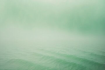 Obraz premium Ethereal Light Green Sea Mist Gradient with Soft Fading Texture