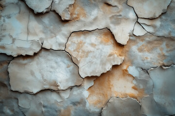 Obraz premium Broken concrete wall