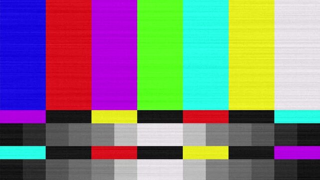TV Screen Glitch Error 