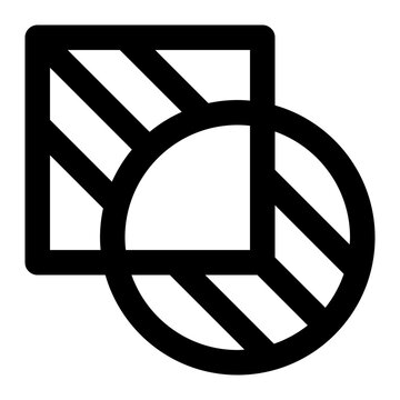 recommend clip art: exclude, overlapping, compound, shapes, pathfinder, graphic design, visual design outline icon