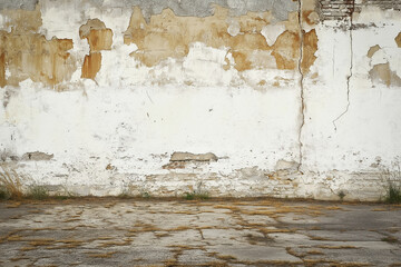 Obraz premium White concrete wall