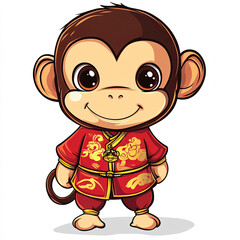 Fototapeta premium Chinese New Year Year of monkey