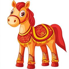 Fototapeta premium Chinese New Year Year of horse