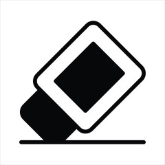 A creatively designed vector of eraser in trendy style, school supplies vector design