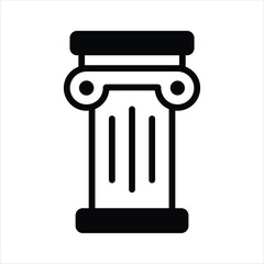 Download this premium icon of roman and greek antique column, ready to use vector