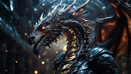 Enter a world where fire-breathing dragons and AI collide, merging metal and magic in epic fantasy