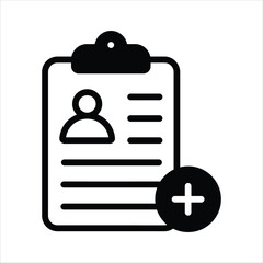 Have a look at this amazing icon of resume in modern style