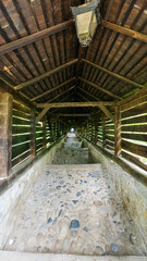 Fototapeta premium Sighisoara Student’s Stair or Covered Stairs, in Sighisoara, world heritage site in Romania