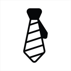 A beautiful icon of necktie in modern style, ready to use vector