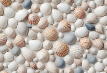 seashells on the sand