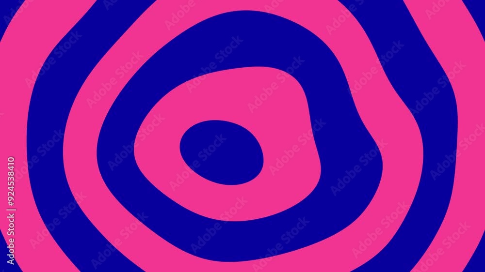 Wall mural noise circle background animated abstract seamless loop animation on background hd
