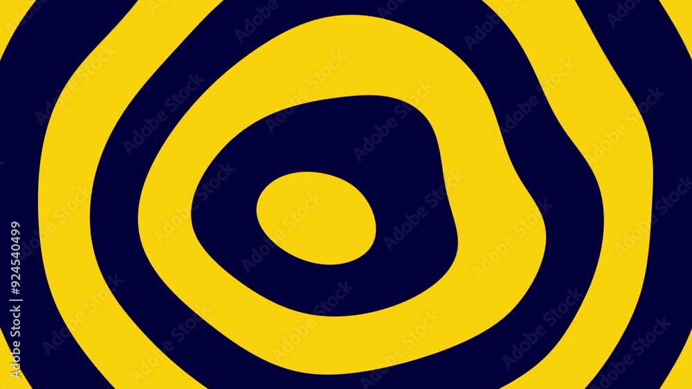 Wall mural noise circle background animated abstract seamless loop animation on background hd