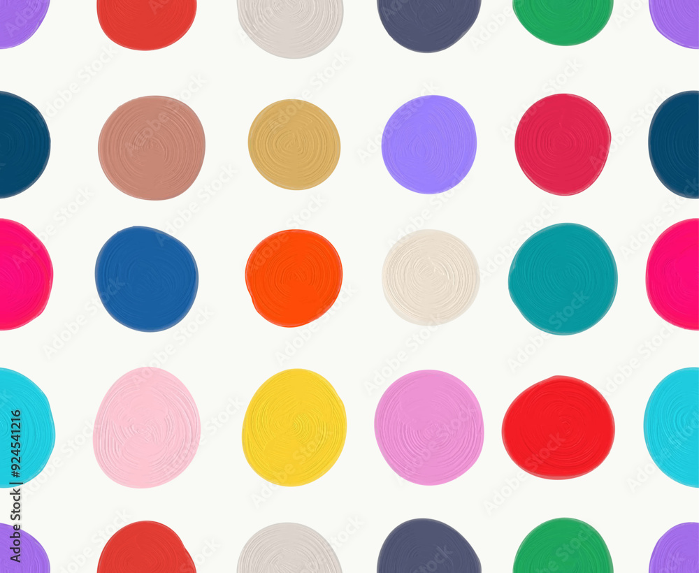 Poster seamless pattern abstract vector creative with colorful brush strokes. realistic colored background 
