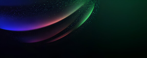 Fototapeta premium A colorful abstract design featuring smooth curves and a gradient effect.