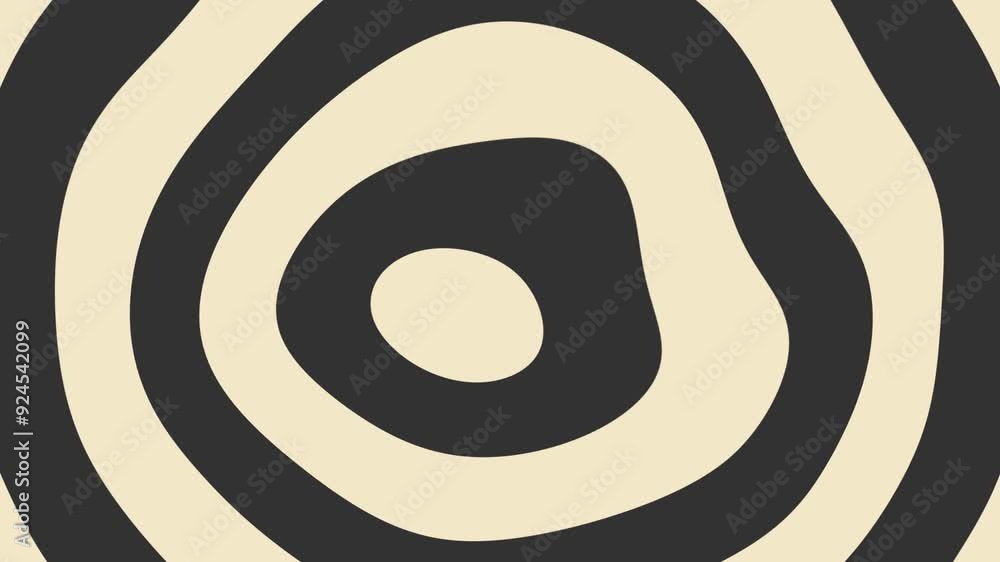 Wall mural noise circle background animated abstract seamless loop animation on background hd