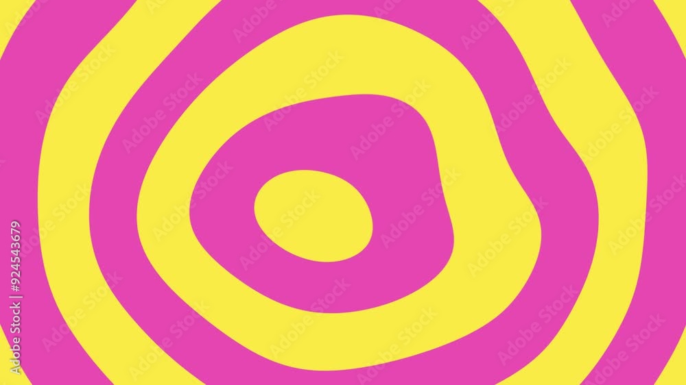 Wall mural noise circle background animated abstract seamless loop animation on background hd