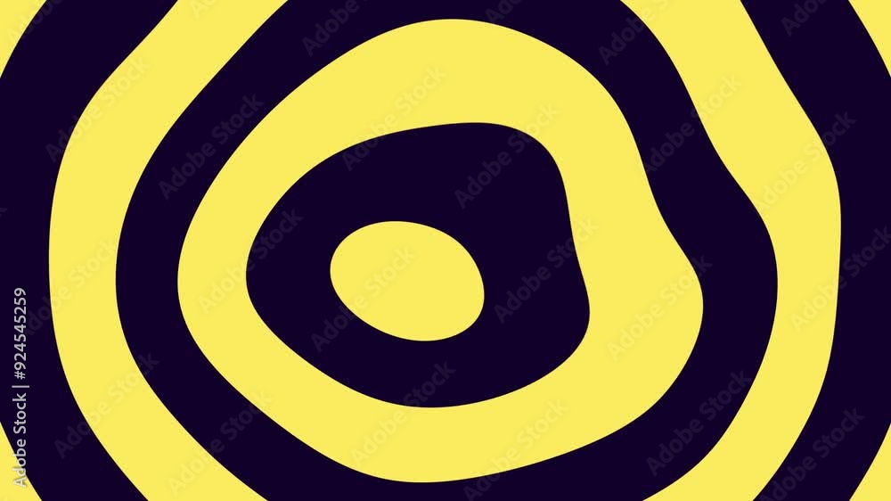 Wall mural noise circle background animated abstract seamless loop animation on background hd