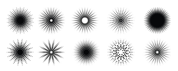 Halftone Halftone Dots collection