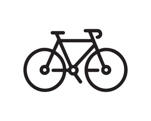 Fototapeta premium Bicycle Logo Design Icon Symbol Vector Template.