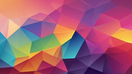 Colorful geometric triangle pattern vector backdrop for futuristic design