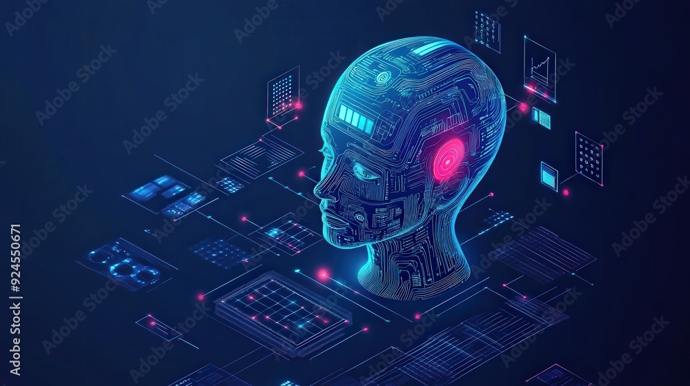 Poster artificial intelligence technology uses machine learning and data science to deliver advanced analyt
