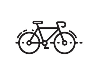 Fototapeta premium bicycle icon vector logo illustration
