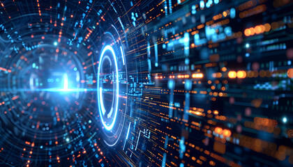 Exploring cybersecurity ,IT taken from behind