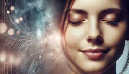 若い女性の記憶のイメージ画像