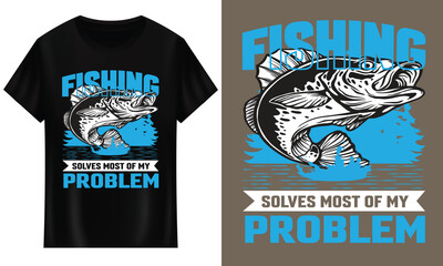 Fishing life t-shirt design, Hunting and typography vector t-shirt design.