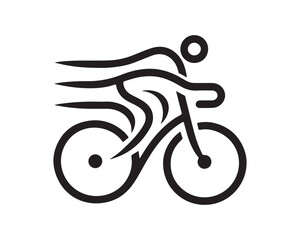 bicycle icon vector logo template