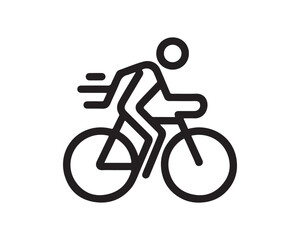 bicycle sign icon