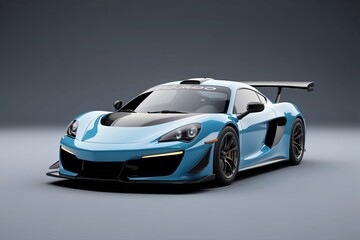 Turbo Car 3D Render Icon for High-Speed Transportation