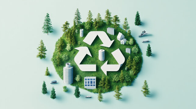 Diagram showing the lifecycle of energy-efficient products, energy efficiency, comprehensive overview -