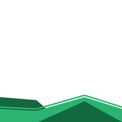 Geometric Curve Footer