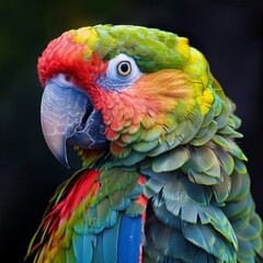 Fototapeta premium beautiful colorful parrot