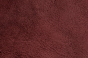 Beautiful red background with genuine leather texture