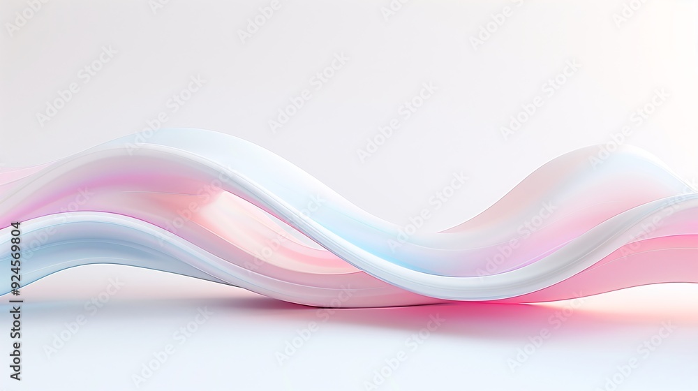 Poster a dynamic 3d background with fluid, wave-like forms and vibrant colors. the design includes generous